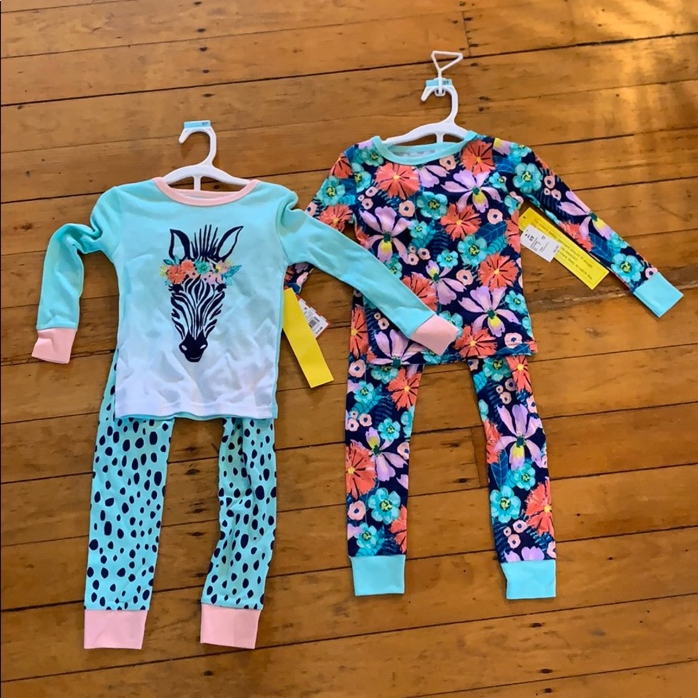 Cat & Jack pajamas (2sets), size 5T, brand new!
